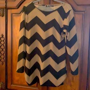 Black and Tan Sweater